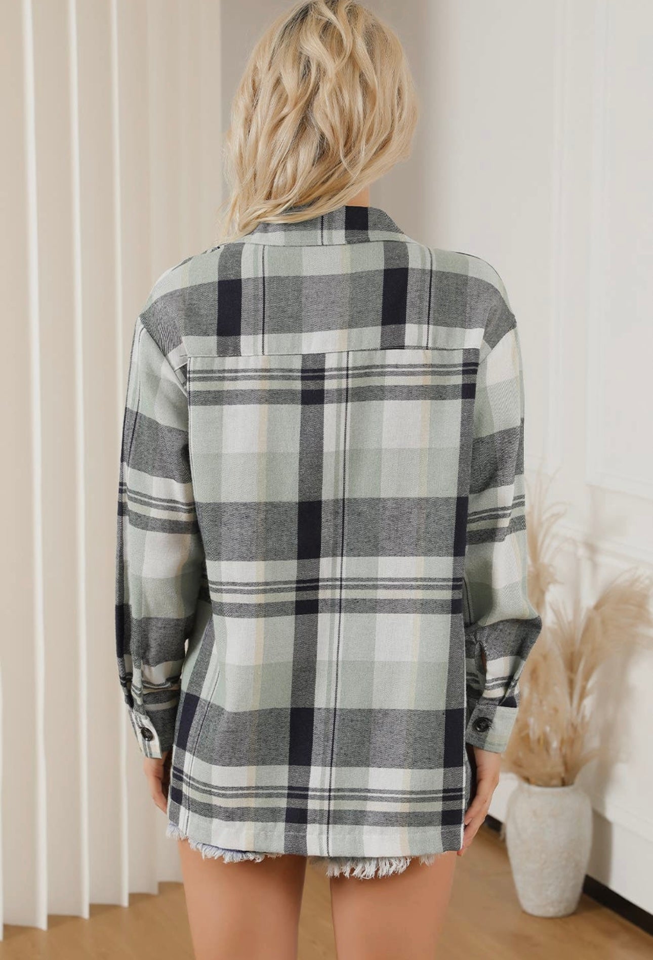 Green Plaid Flannel