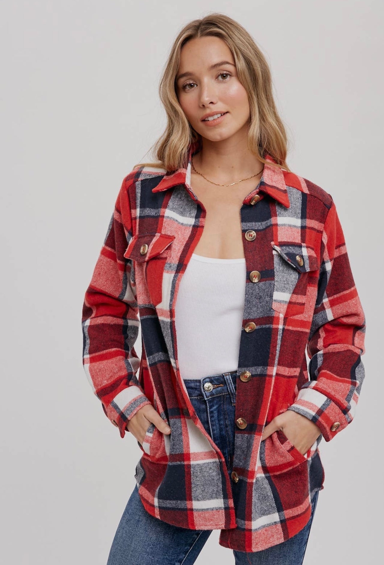 Flannel Plaid Shacket