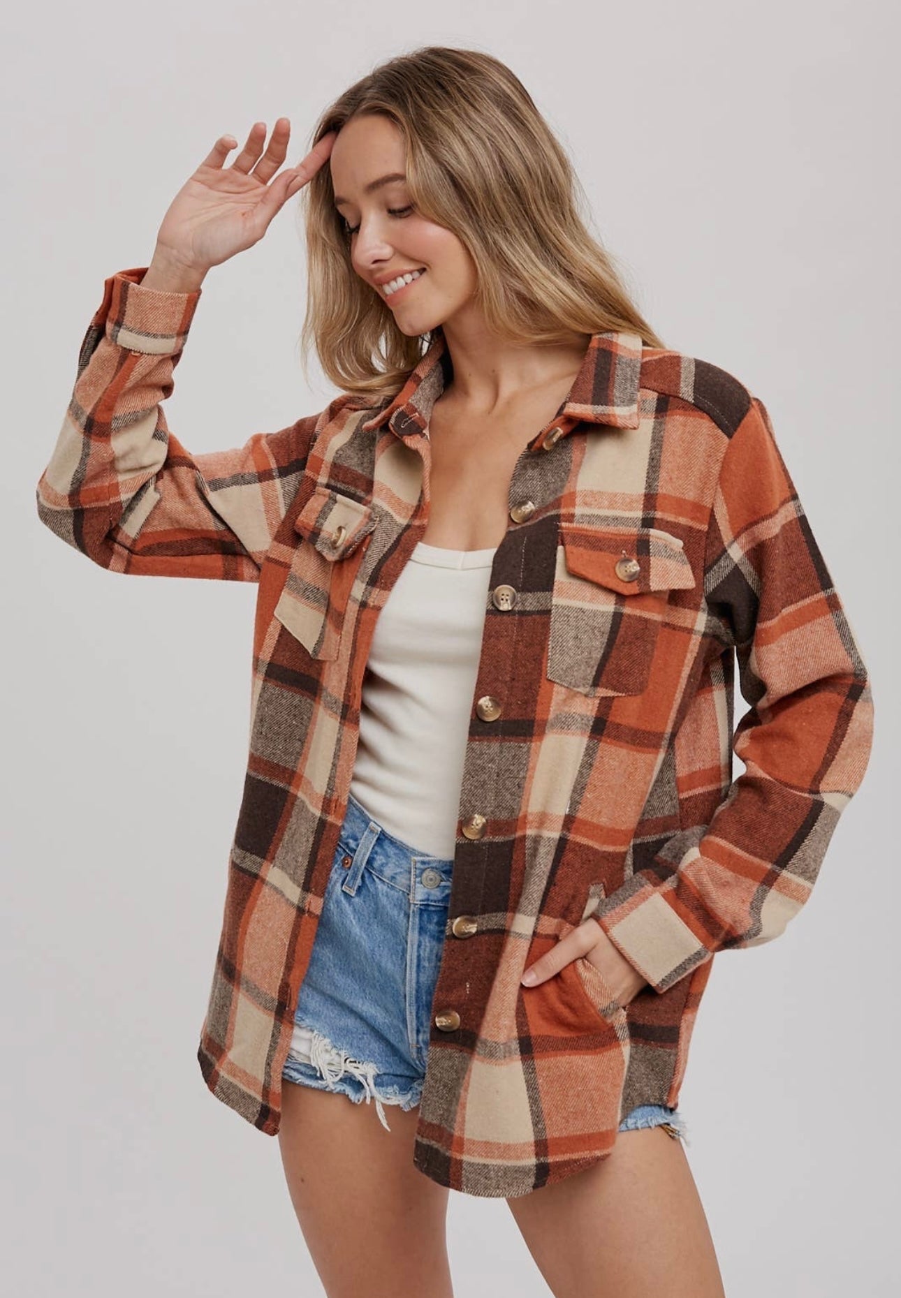 Flannel Plaid Shacket