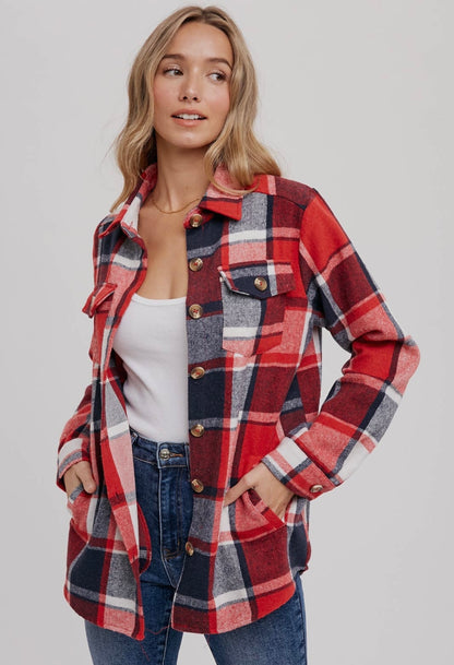 Flannel Plaid Shacket