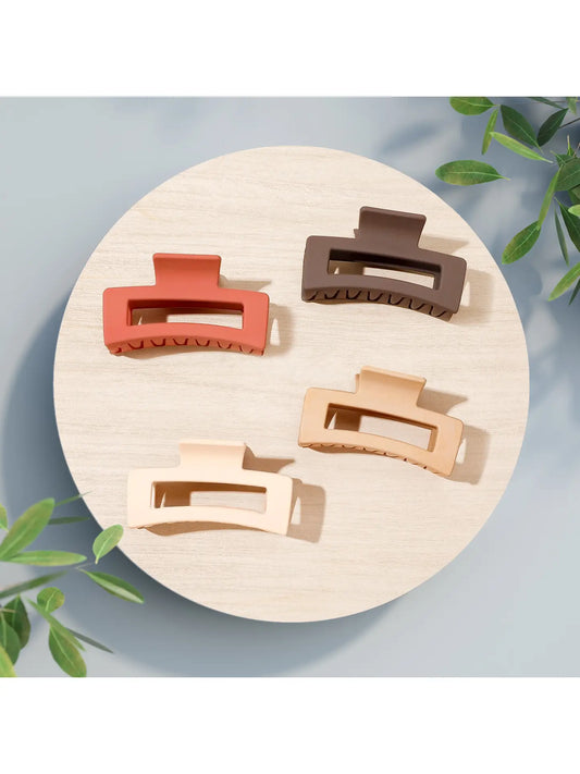 Rectangle Hair Claw Clips