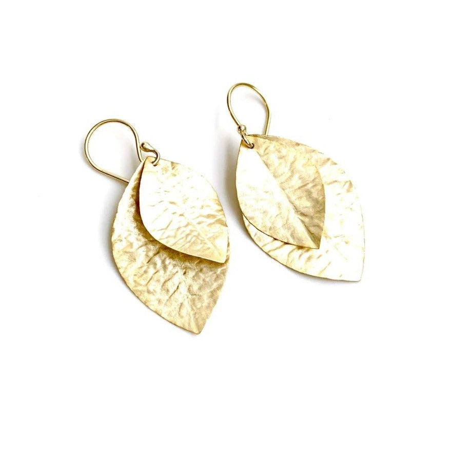 Cabo Earrings Pyrite and Gold